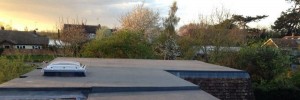 GRP flat roofing